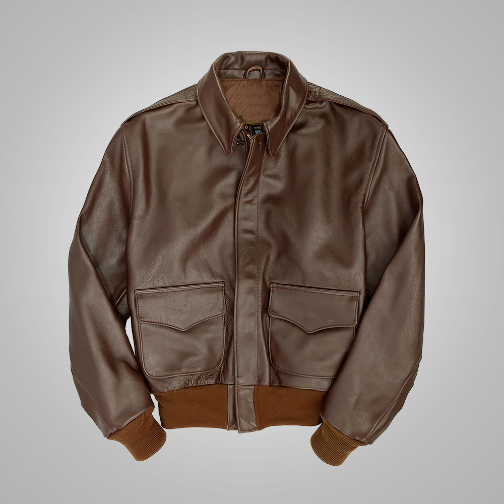 Men B3 Flying RAF Aviator Sheepskin Leather Jacket