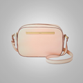 New Women Sheepskin Parker Convertible Small Genuine Leather Backpack