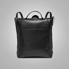 Load image into Gallery viewer, New Women Black Grand Ambition Leather Convertible Backpack

