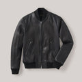 Mens Military A-1 Pilot Leather Bomber Jacket