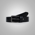 New Men Black Leather Belt
