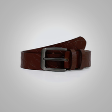 Load image into Gallery viewer, New Men Red Crocodile Textured Leather Belt
