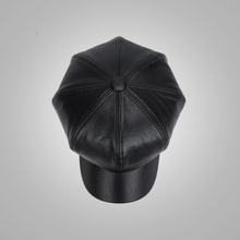 Load image into Gallery viewer, New Women’s Western Sheepskin Style Leather Handmade Black Hat
