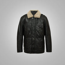 Load image into Gallery viewer, Mens Black Sheep Nappa Leather Coat
