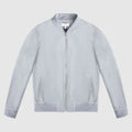 Mens Suede Leather Bomber Jacket 