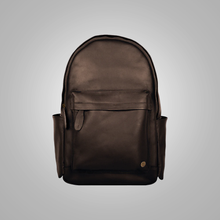 Load image into Gallery viewer, New Men&#39;s Dark Brown Lambskin  Leather Backpack
