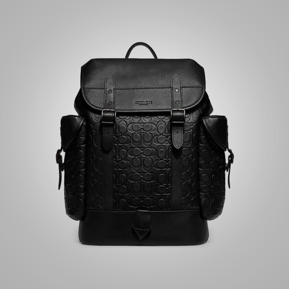 New Wmens Black Sheepskin Handmade with premium leather Classic Backpack