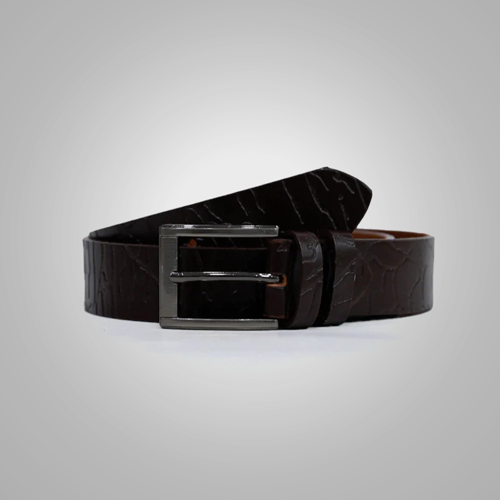 New Black Men Handmade leather belt