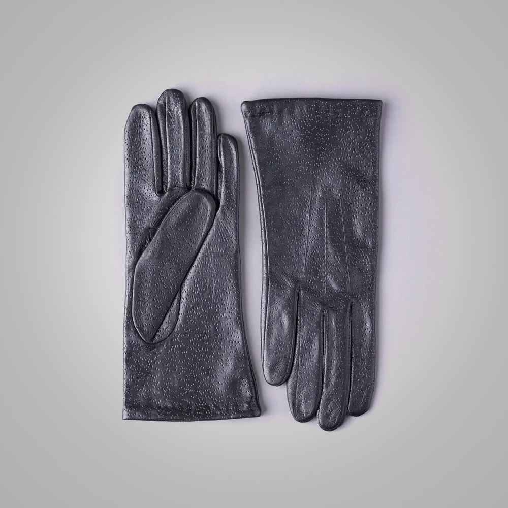 New Women Hand-Sewn Gloves Perfect Strech Lambskin Genuine Leather Gloves
