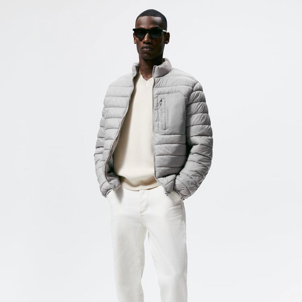 Mens White Parka & Puffer Jacket