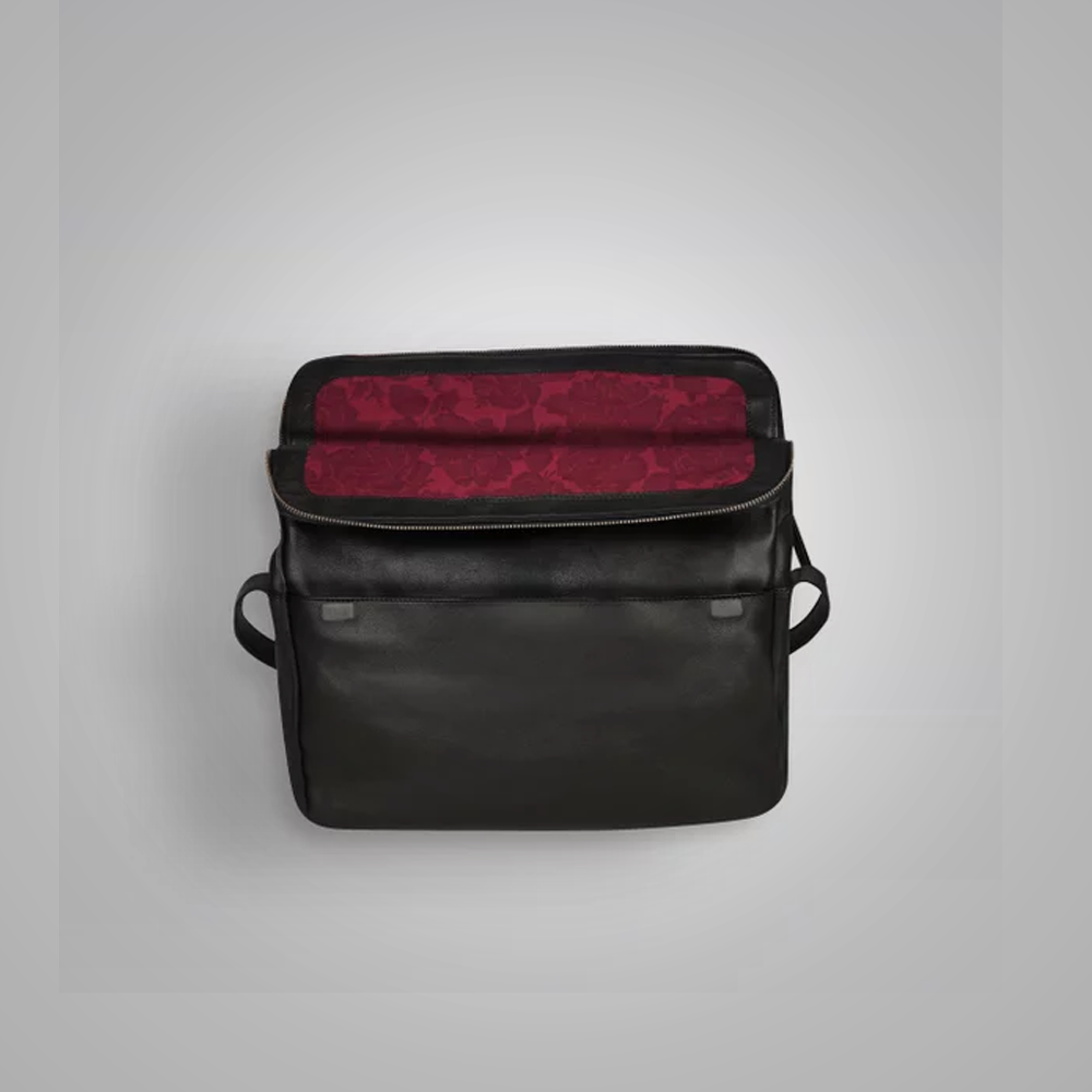 New Black Sheepskin Leather Amelia Bag for Women