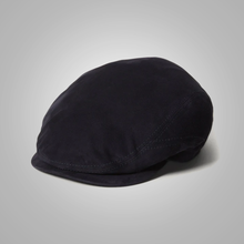Load image into Gallery viewer, New Men Black Driver Goat Leather Cap
