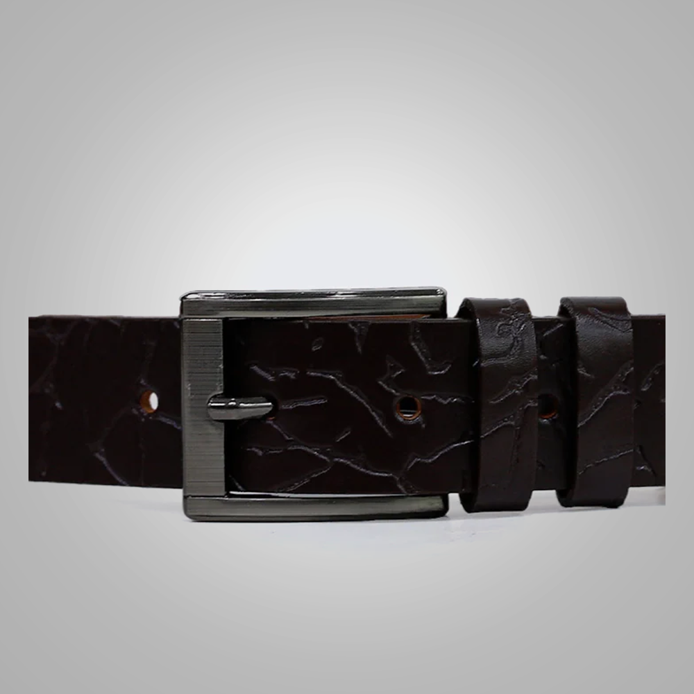 New Black Men Handmade leather belt