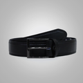 New Men Casual Black Leather Belt