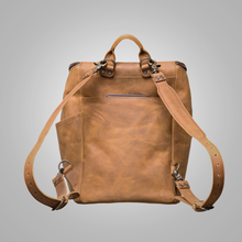 Load image into Gallery viewer, Women All in One Lambskin Leather Backpack-Now with Detachable Straps

