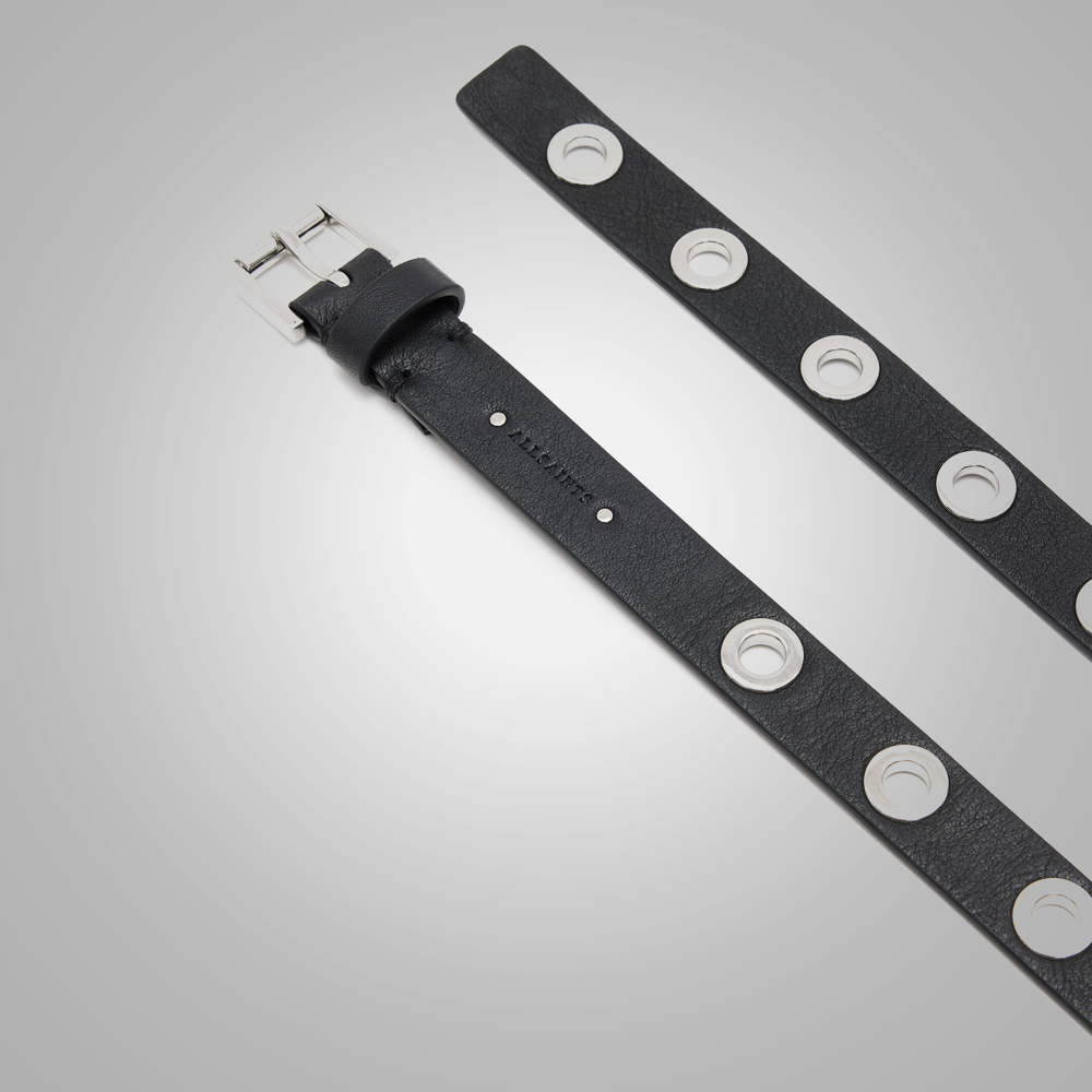 New Women Lambskin Daniela Skinny Genuine Leather Belt