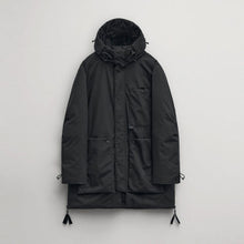 Load image into Gallery viewer, Men’s Black Long Parka Jacket
