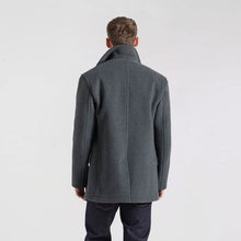 Load image into Gallery viewer, Men&#39;s Grey Wool Peacoat
