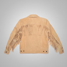 Load image into Gallery viewer, New Mens Native American Western Brown Leather Jacket
