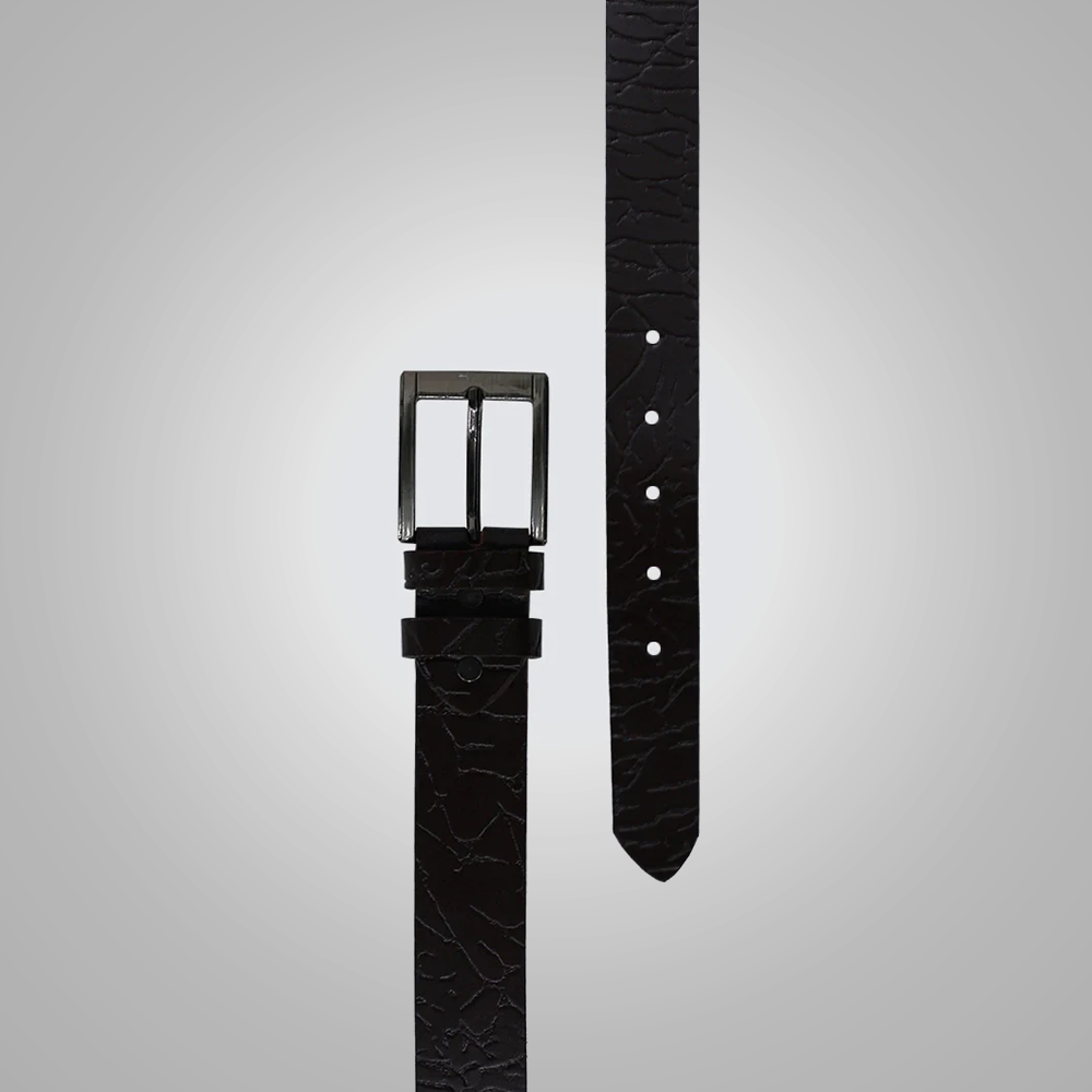 New Black Men Handmade leather belt