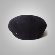 Load image into Gallery viewer, New Men Black Driver Goat Leather Cap

