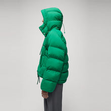 Load image into Gallery viewer, Womens Simple Green Puffer Jacket

