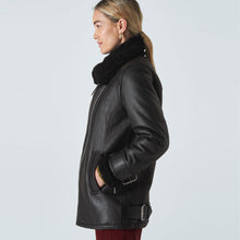 Load image into Gallery viewer, SHEARLING BRIANNA BIKER JACKET
