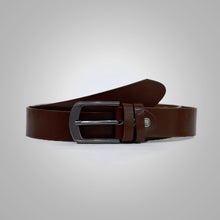 Load image into Gallery viewer, New Men Brick Red Genuine Handmade Leather Belt
