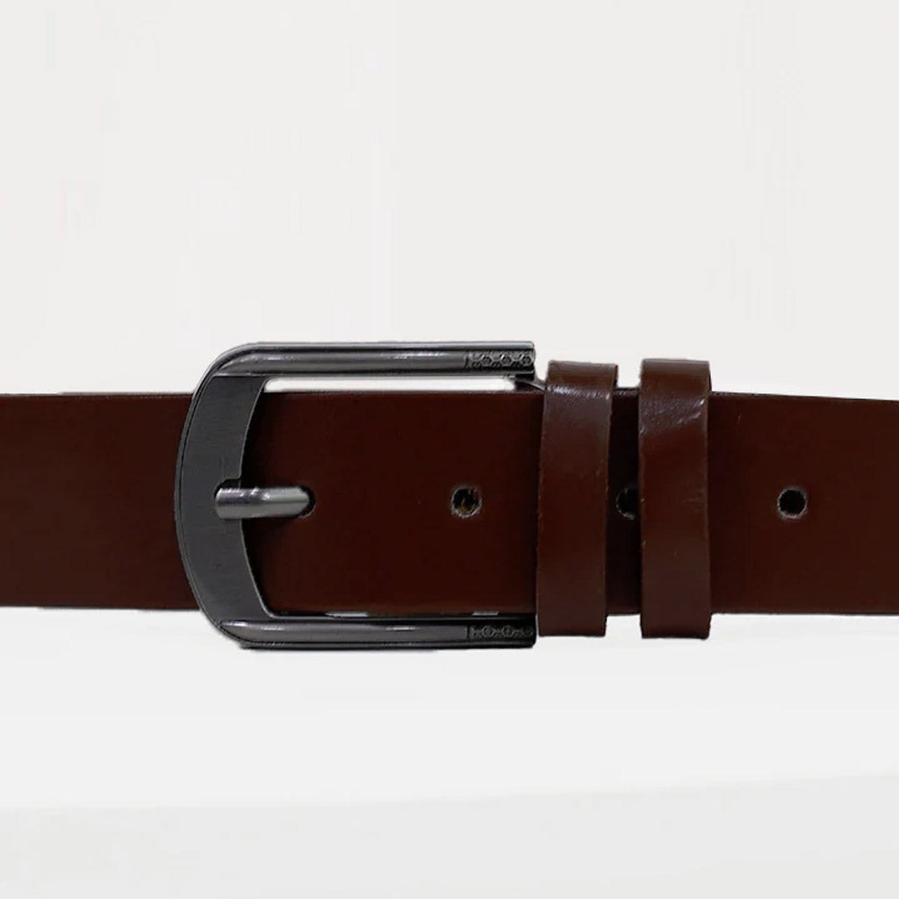 New Men Brick Red Genuine Handmade Leather Belt