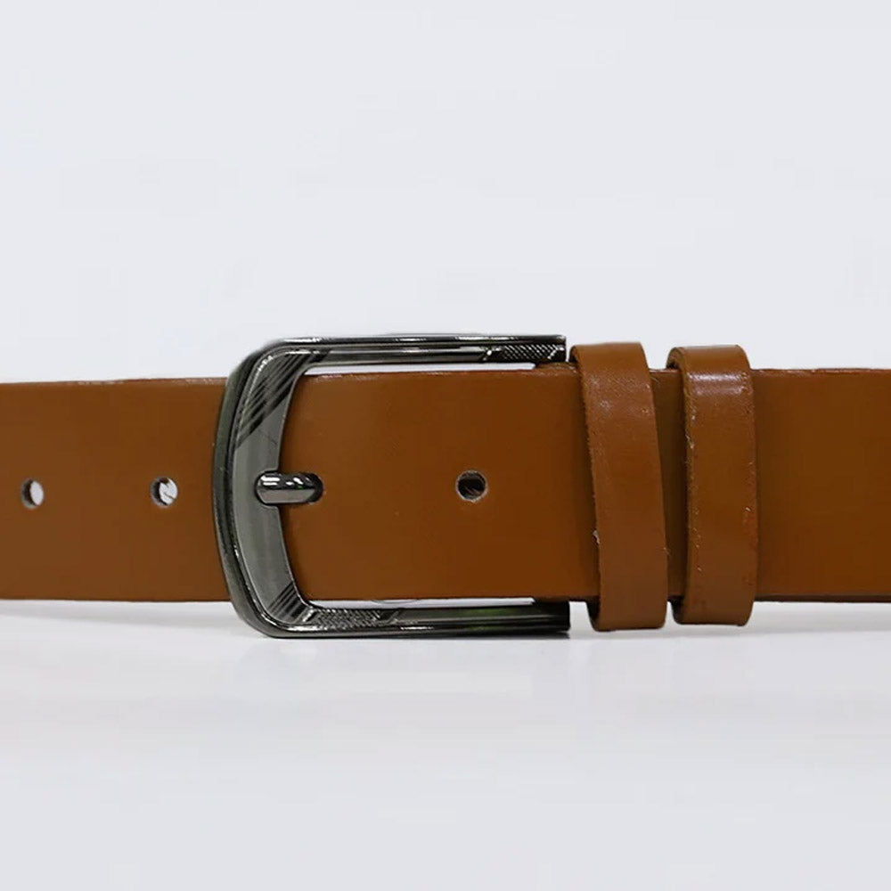 New Men Casual Rust Color Leather Belt