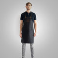 New ‏Men Black Sheepskin Handmade Leather Apron