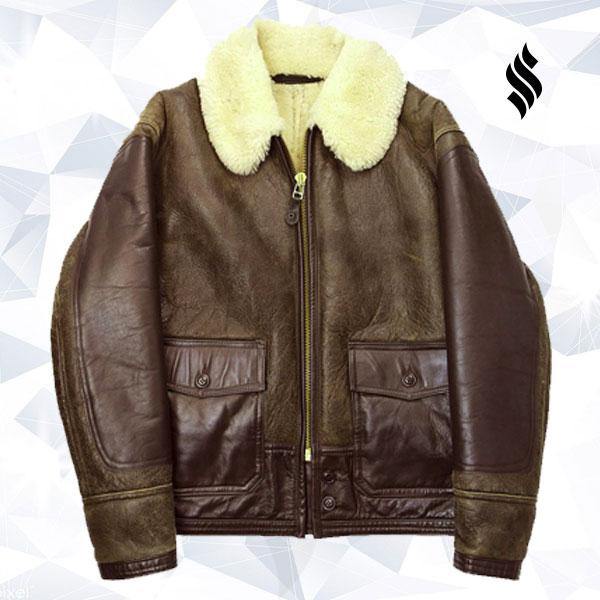 AN-J-4 Sheepskin Jacket - Shearling leather