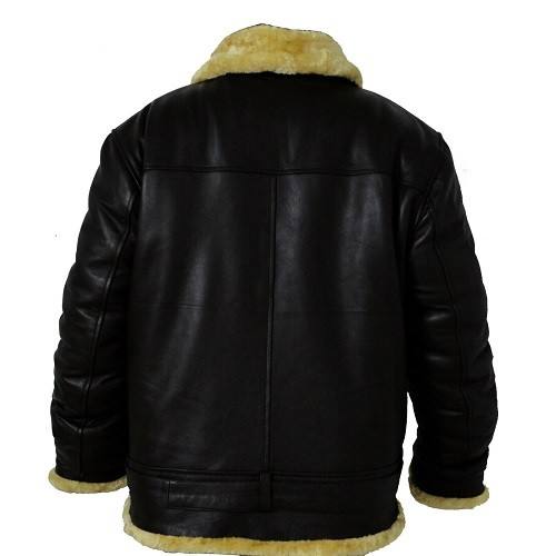 Aviator Men’s Black Leather Jacket | Buy Black Aviator Jacket Online