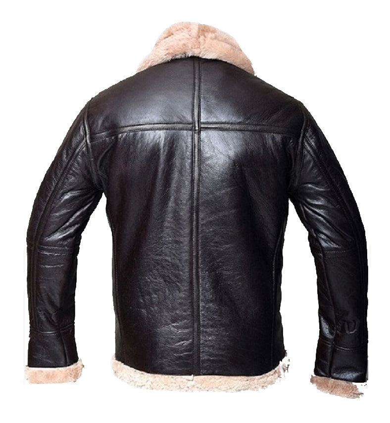 B3 Shearling Aviator Bomber Jacket - Shearling leather