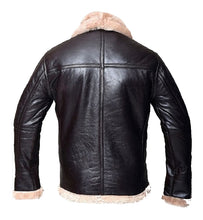 Load image into Gallery viewer, B3 Shearling Aviator Bomber Jacket - Shearling leather
