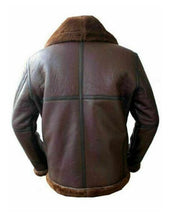 Load image into Gallery viewer, Aviator RAF Reddish Fur B3-Bomber Jacket - Shearling leather
