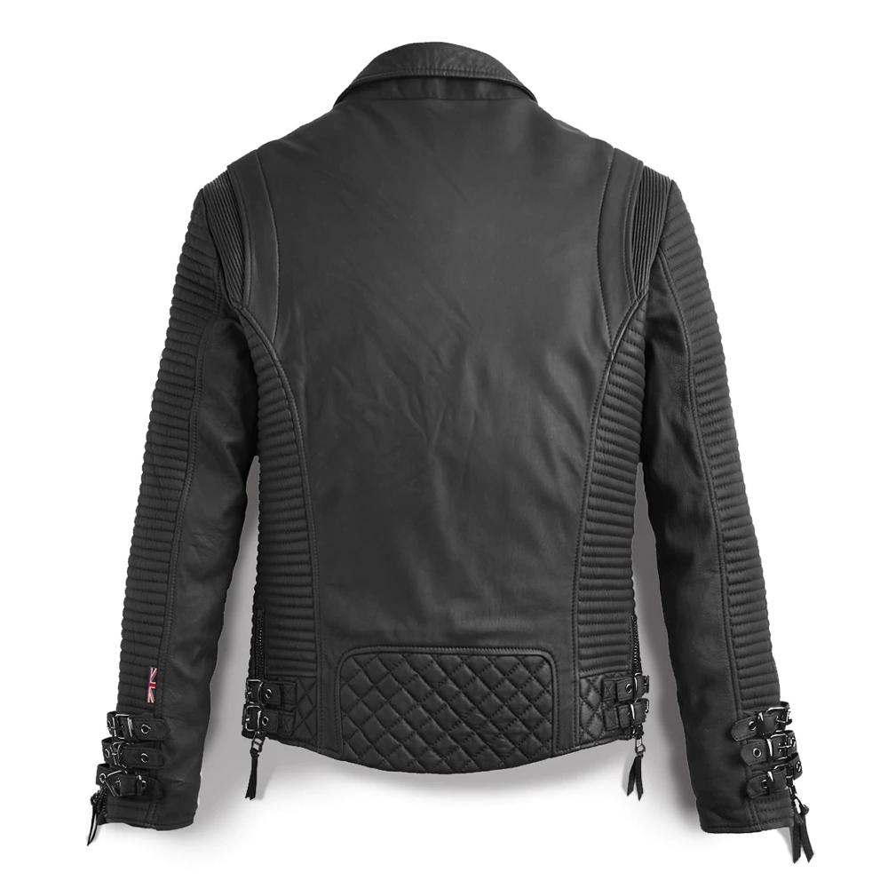 Men Black Leather Motorcycle Jacket | Biker Jackets | Riding Jacket