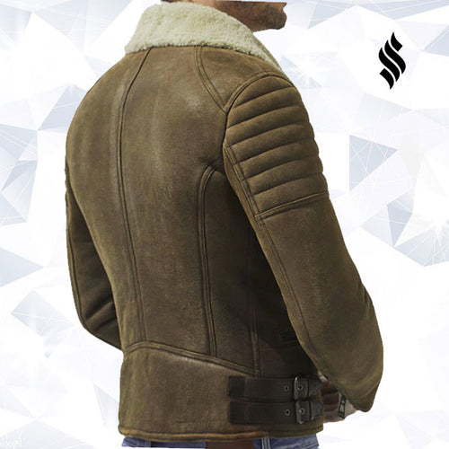 Brown Aviator Leather Jacket Men | Buy Men Aviator Leather Jackets Now