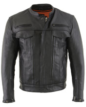 Load image into Gallery viewer, Vented Scooter Zip-Front CoolTec Leather Jacket
