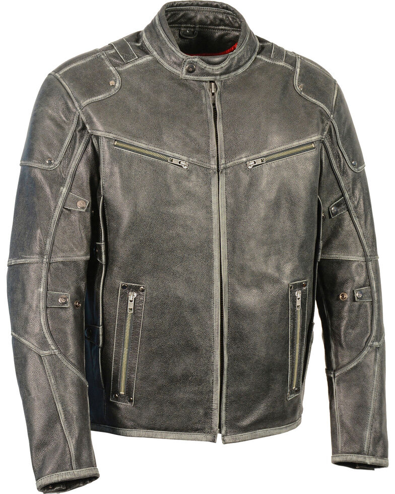 Men's Vintage Distressed Triple Vented Jacket