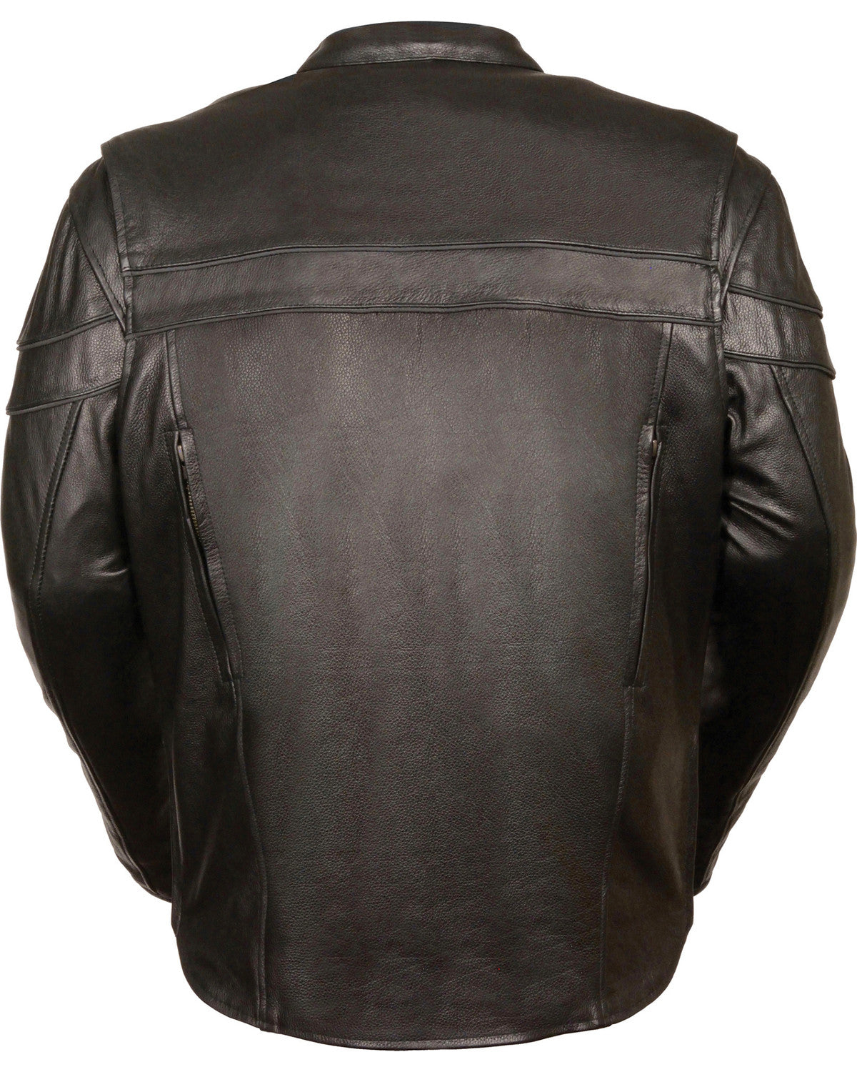 Men's Black Biker Leather Jacket | Motorbike Jacket | Riding Jacket