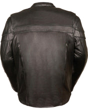 Load image into Gallery viewer, Men&#39;s Black Biker Leather Jacket | Motorbike Jacket | Riding Jacket
