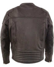Load image into Gallery viewer, Men&#39;s Black Cool Leather Biker Riding Motorcycle Jacket 
