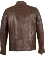 Load image into Gallery viewer, Men&#39;s Sheepskin Moto Leather Jacket
