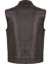 Load image into Gallery viewer, Black Open Neck Club Style Vest
