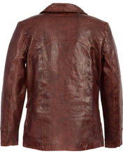 Load image into Gallery viewer, Men&#39;s Leather Car Coat Jacket
