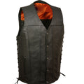 STRAIGHT BOTTOM SIDE LACE VEST