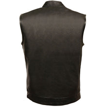Load image into Gallery viewer, BLACK OPEN NECK CLUB STYLE VEST
