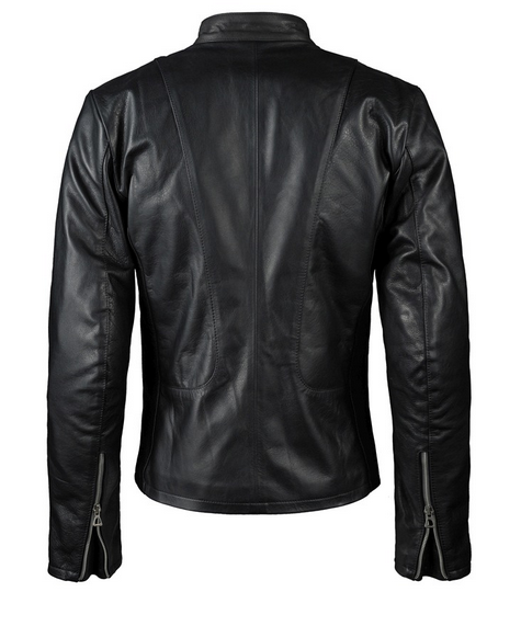Men's Black Biker Leather Jacket | Buy Leather Motorbike Jacket Online