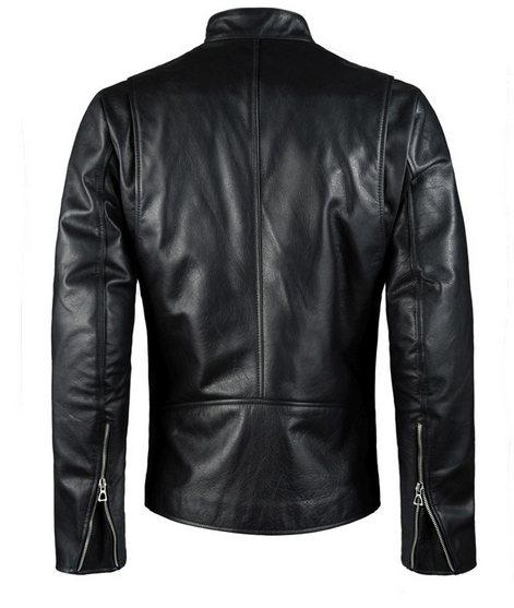 Black Biker Leather Jacket | Leather Biker Jacket | Motorbike Jackets